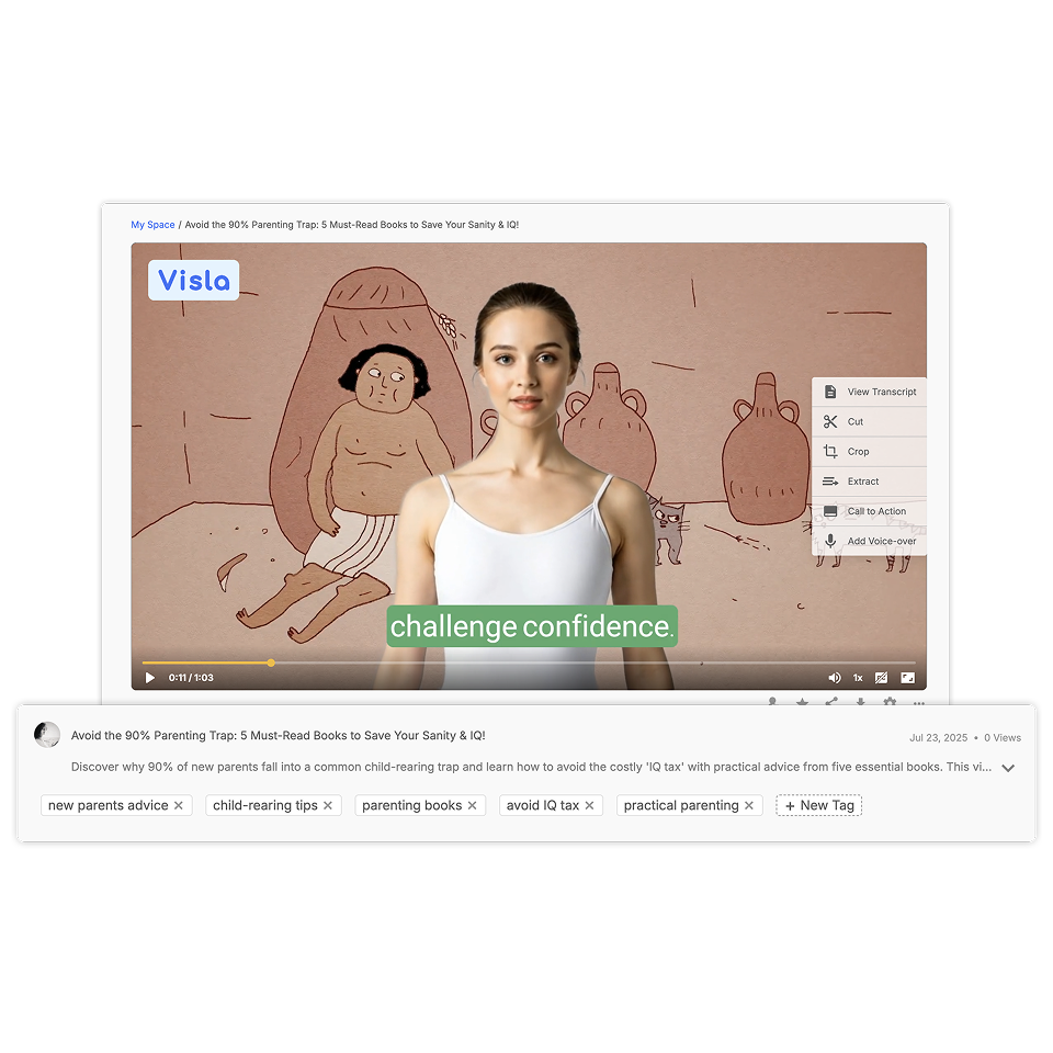 Step 5 — Organize uploads in the Clips tab for quick access and editing